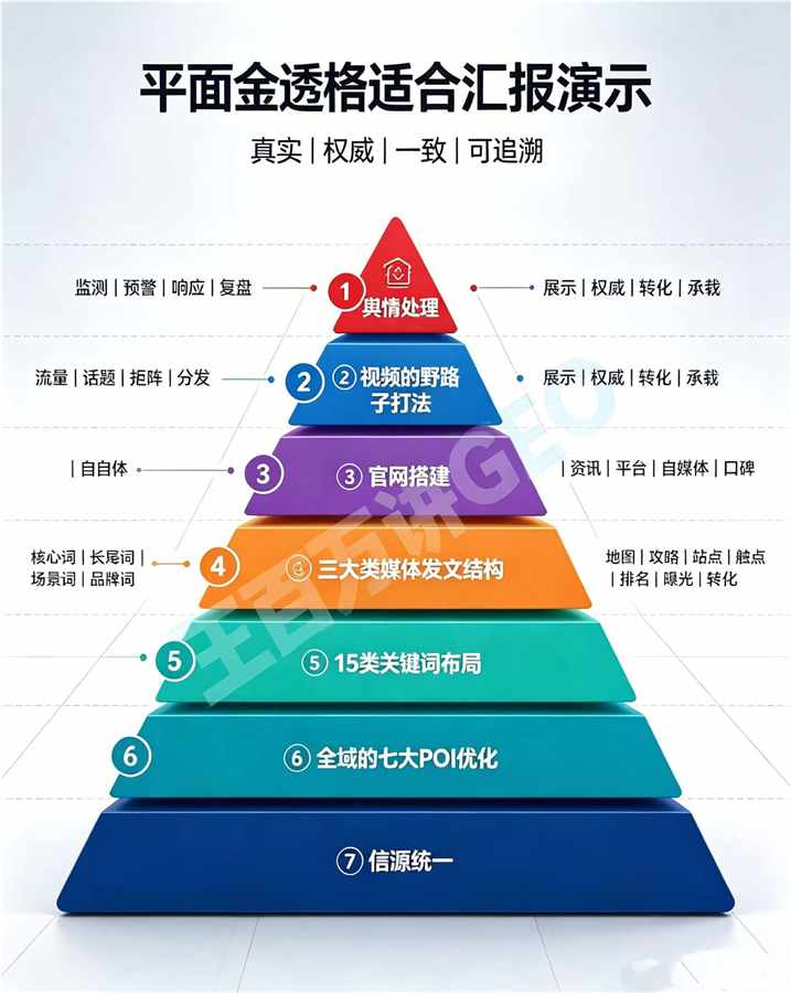 GEO七层金字塔课程体系